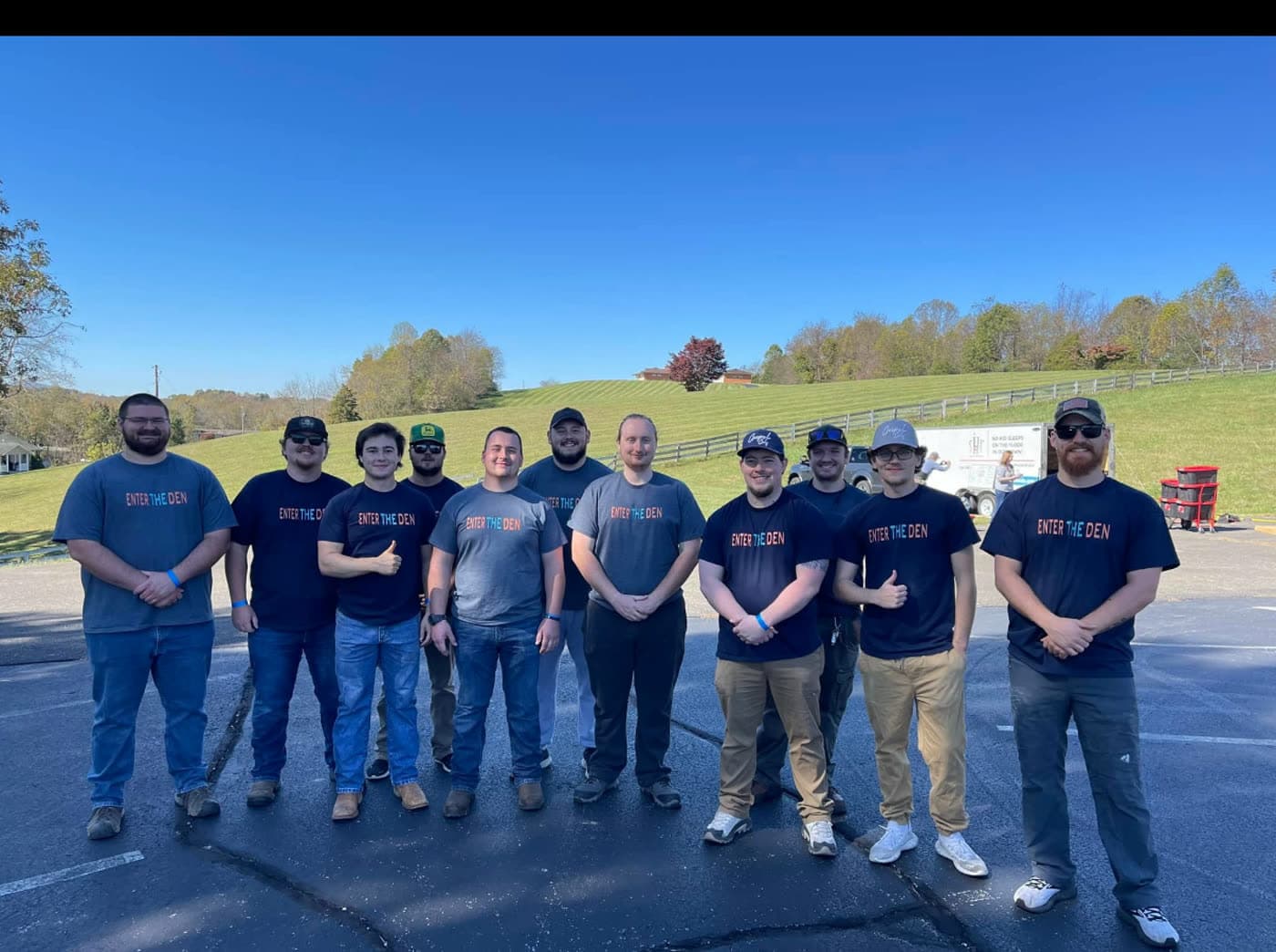 The Lion's Den members together